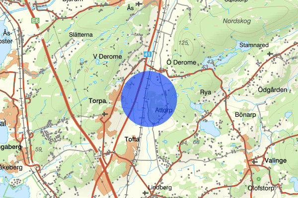 Borgås 08 juni 07.00, Sammanfattning natt, Hallands län