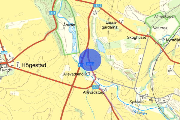 Allevadsvägen 08 juni 06.01, Trafikolycka, Ystad