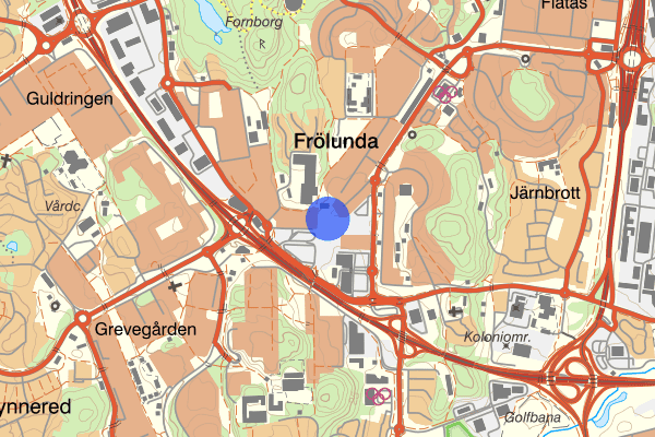 Frölunda Torg 08 juni 18.36, Misshandel, Göteborg