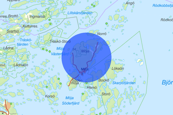 Möja 08 juni 19.20, Vapenlagen, Värmdö