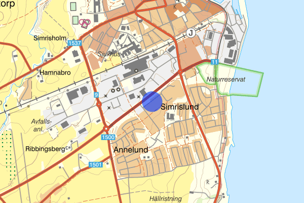 Lundegatan 09 juni 00.35, Rattfylleri, Simrishamn