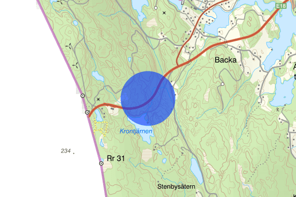 E18 09 juni 15.34, Trafikolycka, Karlstad