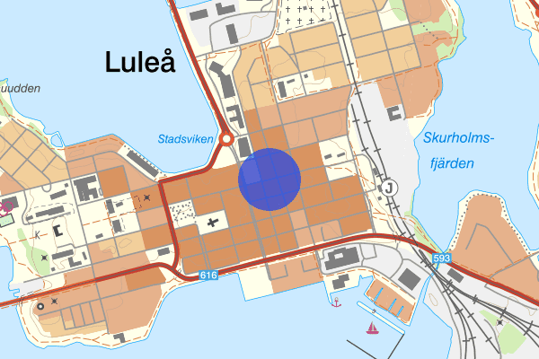 Storgatan 09 juni 14.07, Rattfylleri, Luleå
