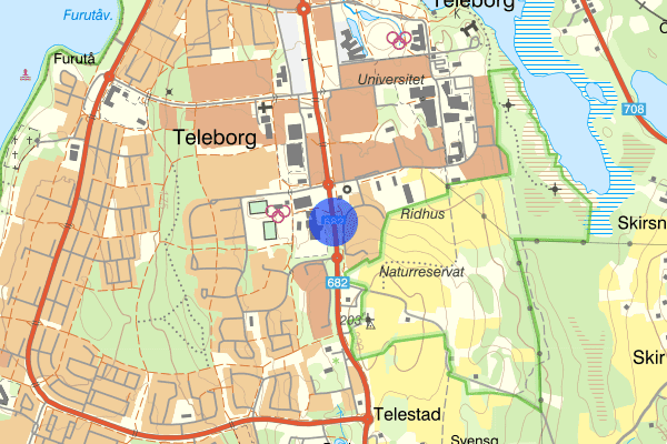 Teleborgsvägen 10 juni 11.11, Trafikolycka, Växjö