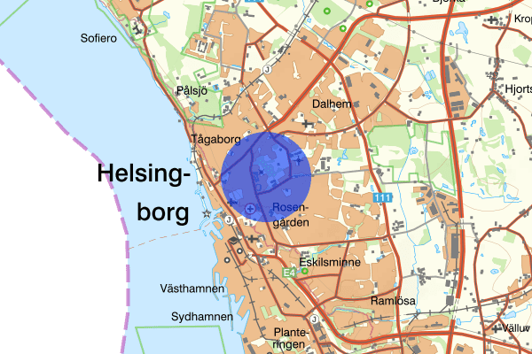 Olympia 11 juni 15.17, Polisinsats/kommendering, Helsingborg