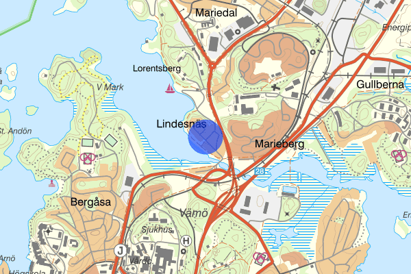 Lindesnäsvägen 12 juni 09.27, Brand, Karlskrona