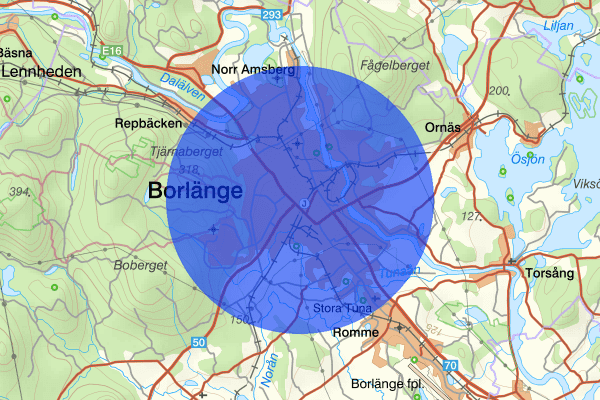 Borlänge 12 juni 17.55, Rattfylleri, Borlänge