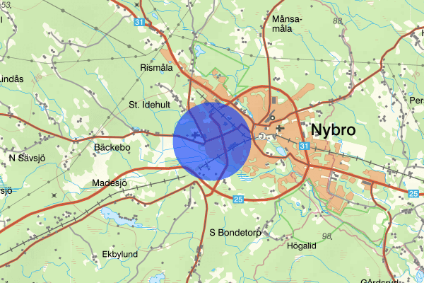 Madesjö 13 juni 01.54, Rattfylleri, Nybro