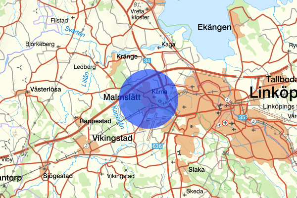 Malmslätt 14 juni 10.48, Trafikolycka, Linköping