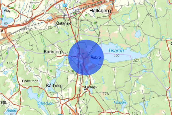 Åsbro 17 juni 08.50, Trafikolycka, Askersund