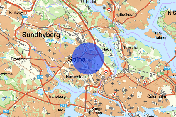 Hagalund 17 juni 17.09, Försvunnen person, Solna
