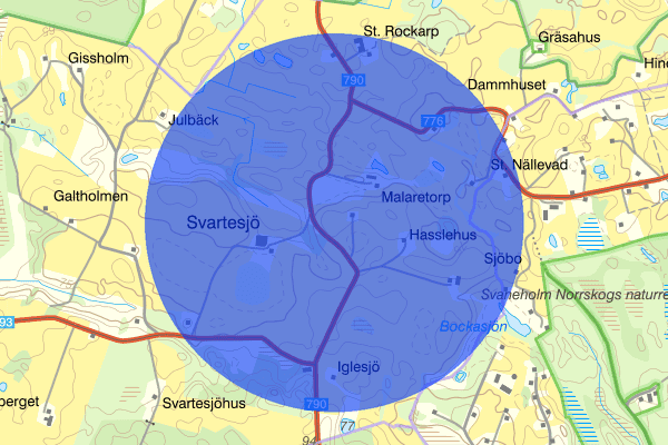 Rockarpsvägen 18 juni 19.55, Trafikolycka, Svedala