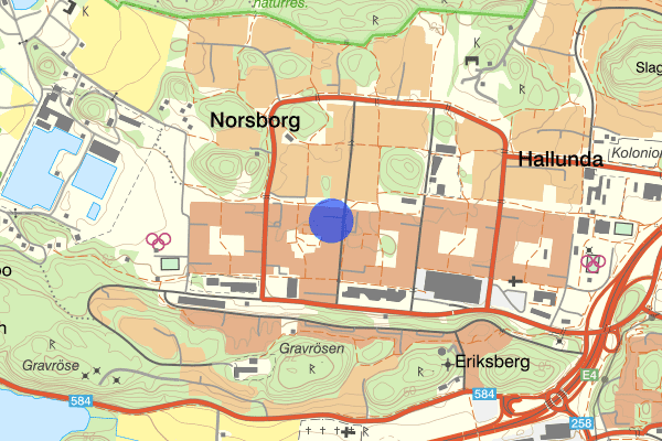 Iduns väg 18 juni 21.54, Knivlagen, Botkyrka