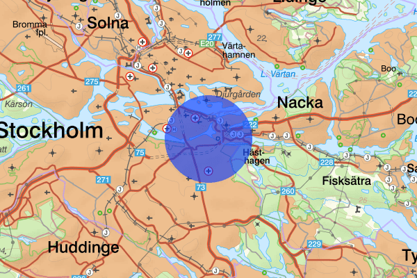 Södra Hammarbyhamnen 19 juni 17.21, Ofredande/förargelse, Stockholm