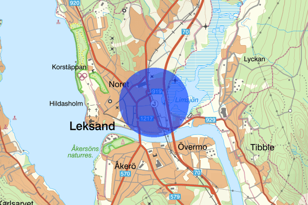 Leksand 20 juni 07.44, Sammanfattning natt, Dalarnas län