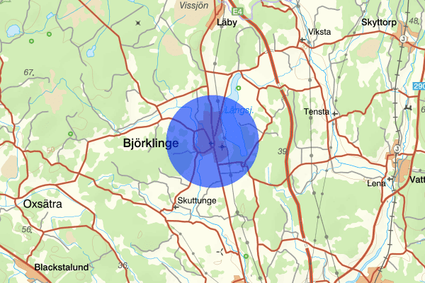 Björklinge 21 juni 07.13, Trafikolycka, singel, Uppsala
