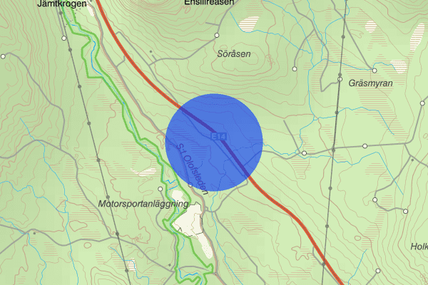 Gamla E14 23 juni 16.05, Trafikolycka, Sundsvall
