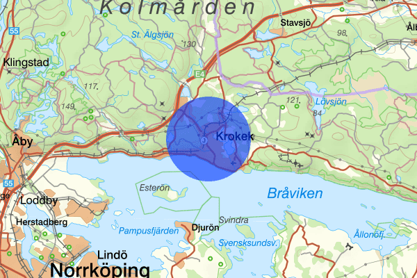 Krokek 24 juni 07.54, Motorfordon, stöld, Norrköping