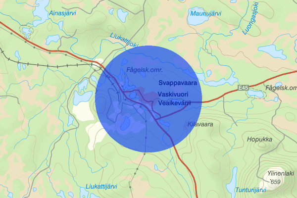 Svappavaara 24 juni 16.14, Trafikolycka, Kiruna