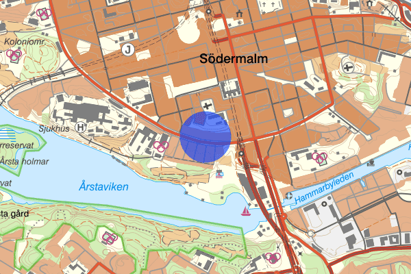 Ringvägen 25 juni 09.39, Trafikolycka, smitning från, Stockholm