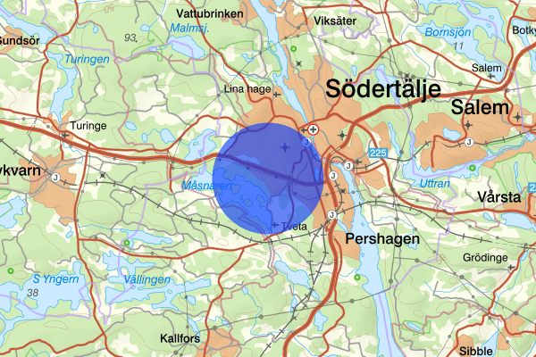 Hovsjö 25 juni 15.15, Trafikolycka, personskada, Södertälje