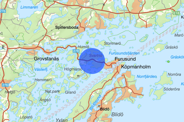 Furusundsvägen 25 juni 21.12, Rattfylleri, Norrtälje