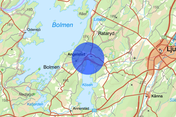 Angelstad 27 juni 22.20, Rattfylleri, Ljungby