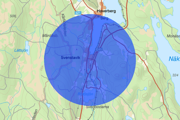 Svenstavik 29 juni 11.12, Trafikolycka, Berg