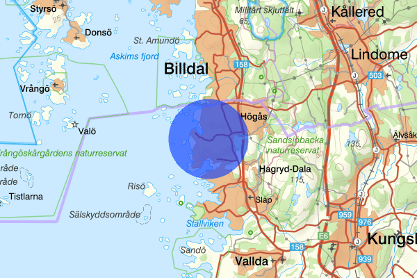 Kullavik 29 juni 16.44, Trafikolycka, Kungsbacka