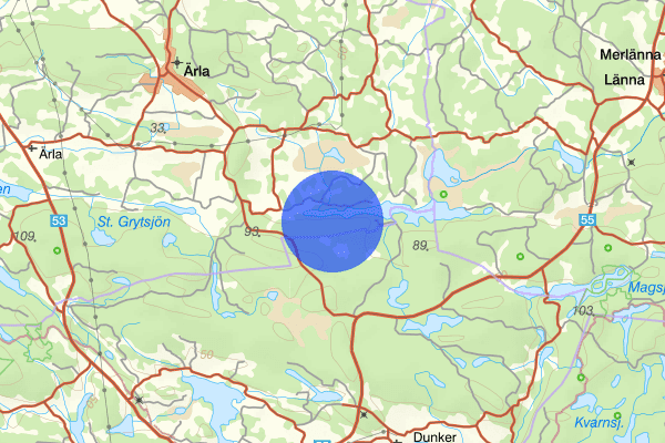 Norra Södermanlands järnväg 30 juni 07.29, Sammanfattning natt, Södermanlands län