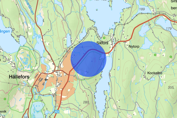 Sikforsvägen 30 juni 12.13, Trafikolycka, Hällefors