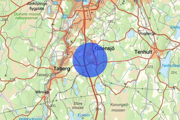 Torsvik 30 juni 12.55, Arbetsplatsolycka, Jönköping