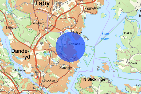Svalnäs 2 juli 10.59, Brand, Danderyd