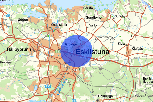 Skiftinge 2 juli 15.51, Brand, Eskilstuna