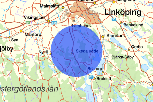 Skeda 3 juli 19.48, Trafikolycka, Linköping