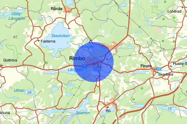 Rimbo 3 juli 21.08, Brand, Norrtälje