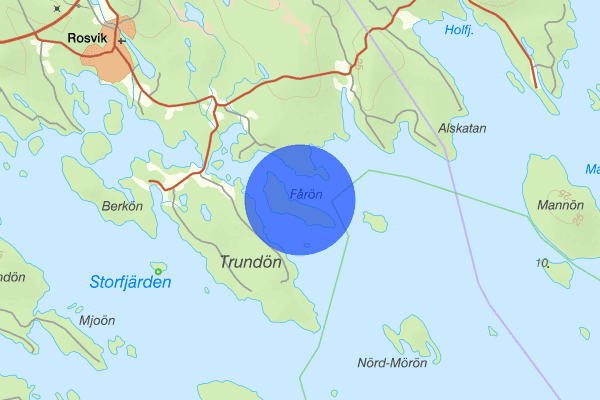 Fårön 4 juli 07.55, Brand, Piteå