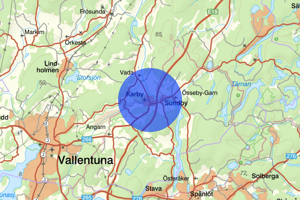 Karby 4 juli 18.23, Rattfylleri, Vallentuna