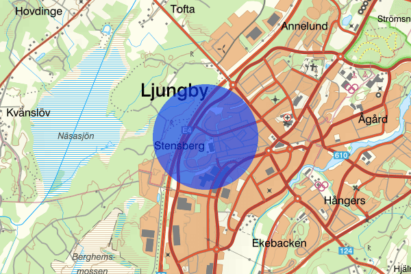 Ringvägen 5 juli 00.21, Rattfylleri, Ljungby