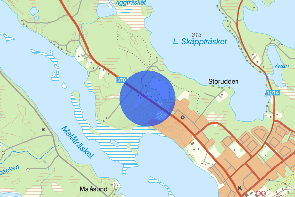 Sorselevägen 7 juli 11.29, Trafikolycka, vilt, Malå