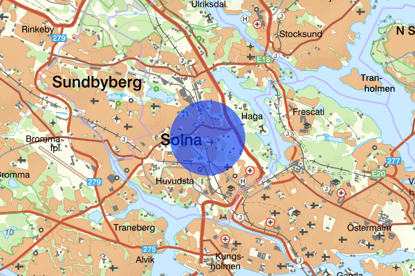 Hagalund 8 juli 03.12, Trafikbrott, Solna