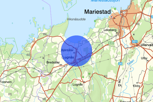 Björsäter 8 juli 17.10, Trafikolycka, Mariestad