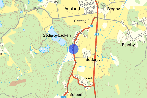 Söderby backe 9 juli 14.33, Trafikolycka, personskada, Norrtälje
