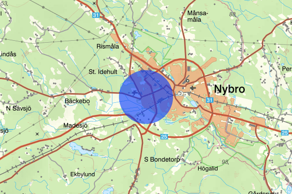 Madesjö 9 juli 16.11, Trafikolycka, Nybro
