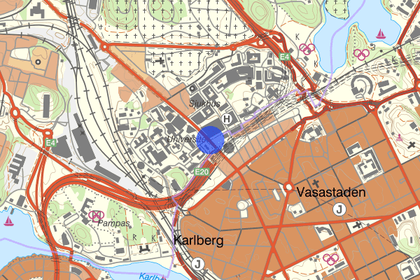 Eugeniavägen 10 juli 14.10, Rattfylleri, Solna