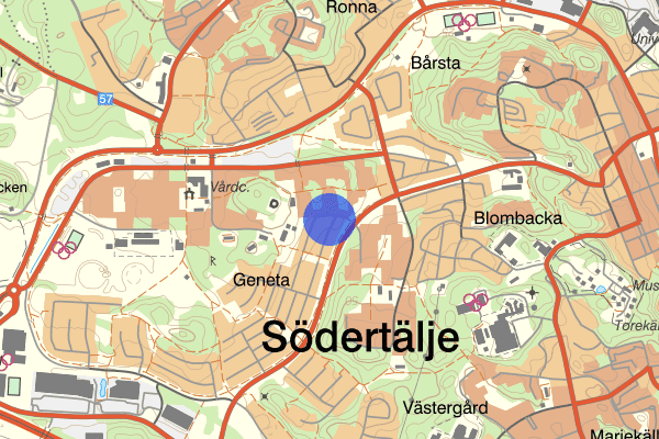Bollvägen 10 juli 17.42, Misshandel, grov, Södertälje