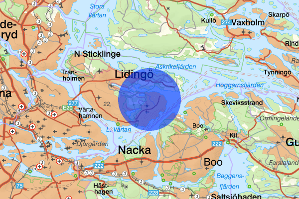 Killinge 10 juli 20.00, Larm Inbrott, Lidingö
