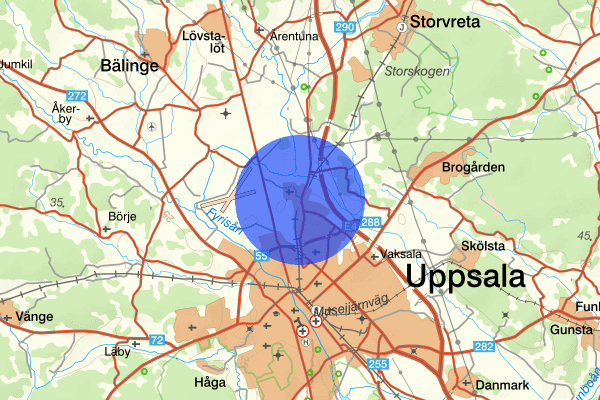 Gamla Uppsala 12 juli 04.52, Stöld, Uppsala