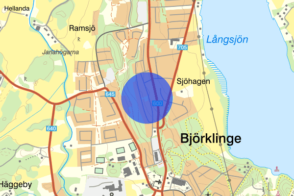 Norra Långåsvägen 12 juli 02.18, Trafikolycka, personskada, Uppsala