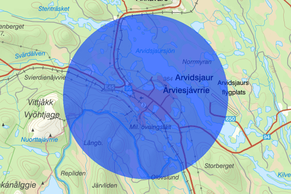 Arvidsjaur 12 juli 13.34, Trafikolycka, vilt, Arvidsjaur